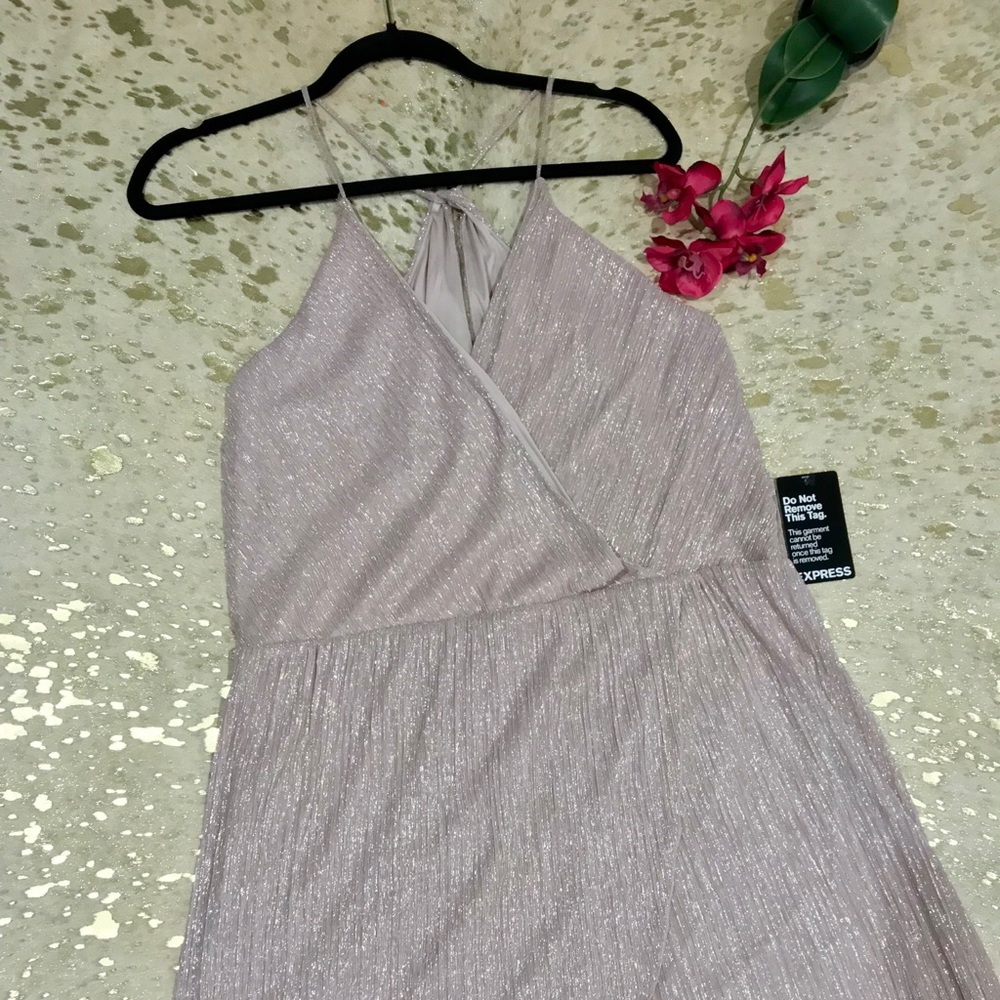 NWT Express Metallic Mini Dress!